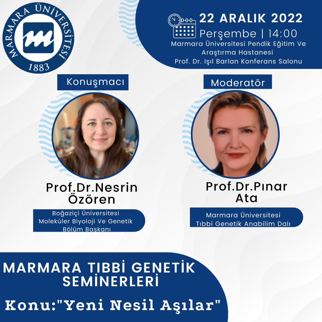 Marmara Tıbbi Genetik Semineri | Tıp Fakültesi | Marmara Üniversitesi